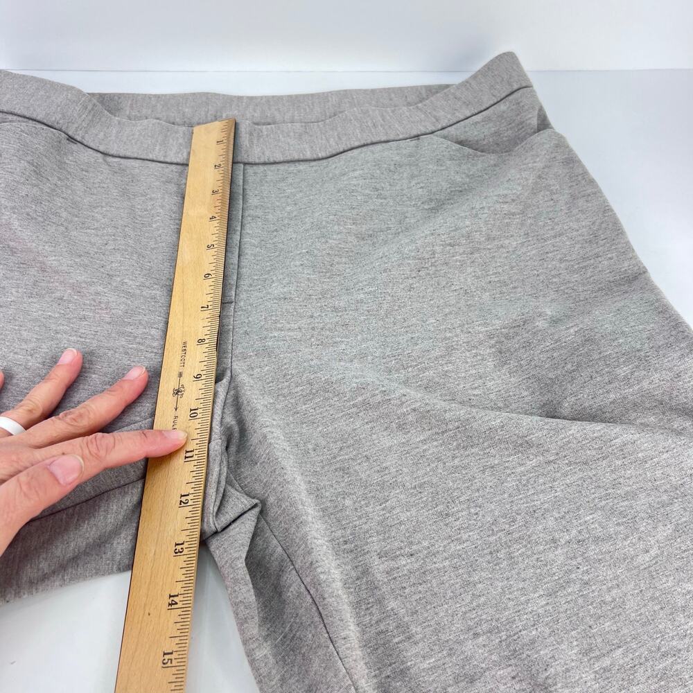 J Jill Ponte Knit Pants Women's Pull On Slim Leg Stretch Sand Comfort Casual L - Picture 10 of 10